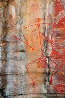 Aboriginal rock art, Ubirr, Kakadu National Par, UNESCO World Heritage Site Aboriginal rock art, Ubirr, Kakadu National Par, UNESCO World Heritage Site