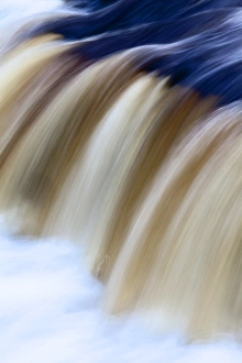 UK Waterfall Photography Prints: Abstract impression of Upper Aysgarth Falls
