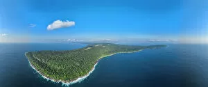Images Dated 15th February 2023: Aerial of Christmas Island, Australian Indian Ocean Territory, Australia, Indian Ocean