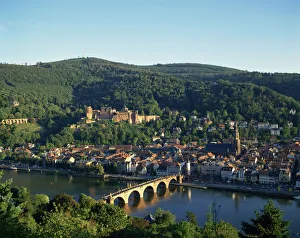 Aerial view over Heidelberg Aerial view over Heidelberg