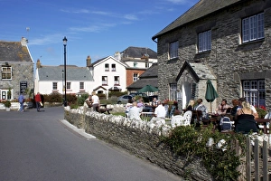 Afternoon Tea Print, Mortehoe, Devon, UK