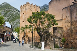 Alkasaba entrance, Chefchaouen (Chaouen), Tangeri-Tetouan Region, Rif Mountains, Morocco Alkasaba entrance, Chefchaouen (Chaouen), Tangeri-Tetouan Region, Rif Mountains, Morocco