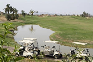 Morocco Travel Destination Prints: Almelkis Golf Course