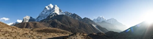 Ama Dablam and the Khumbu valley, Himalayas, Nepal, Asia Ama Dablam and the Khumbu valley, Himalayas, Nepal, Asia