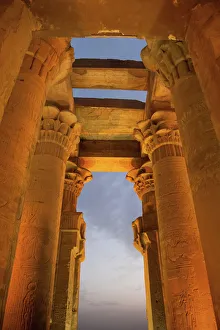 The ancient Egyptian Temple of Kom Ombo near Aswan, Egypt, North Africa, Africa The ancient Egyptian Temple of Kom Ombo near Aswan, Egypt, North Africa, Africa
