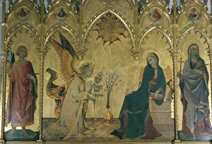 Simone Martini Painting Prints: The Annunciation