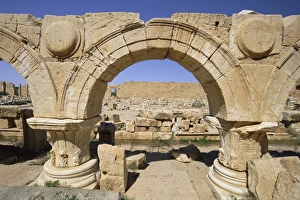 Arches Print from Severan Forum at Leptis Magna
