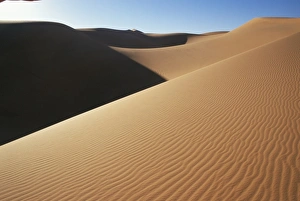 Awbari Erg Print: Sahara Desert Dunes
