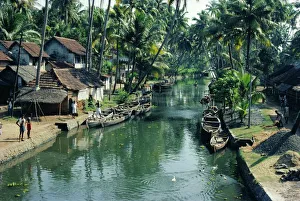 Images Dated 1st August 2008: Kerala Backwaters Print