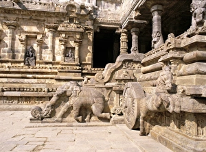 Airavatesvara Temple Prints: Balustrade