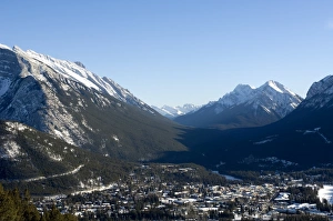 Banff surrounded by Canadian Rocky Mountains, Alberta, Canada, North America Banff surrounded by Canadian Rocky Mountains, Alberta, Canada, North America