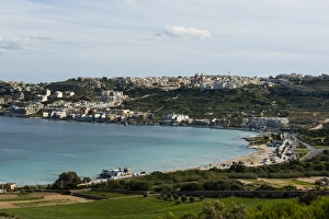Bay of Il-Mellieha, Malta, Mediterranean, Europe Bay of Il-Mellieha, Malta, Mediterranean, Europe
