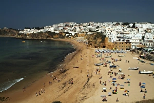 Albufeira Beach Prints: The beach at Albufeira