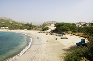Beach at Tarrafal, Santiago, Cape Verde Islands, Africa Beach at Tarrafal, Santiago, Cape Verde Islands, Africa