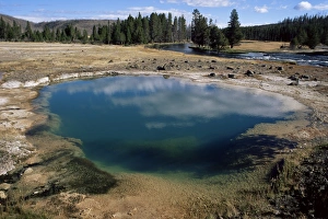 Biscuit Basin Yellowstone Prints: Black Opal Spring