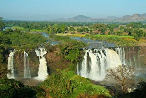 Blue Nile Falls, waterfall on the Blue Nile River, Ethiopia, Africa Blue Nile Falls, waterfall on the Blue Nile River, Ethiopia, Africa