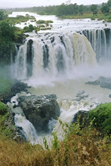 The Blue Nile, waterfalls near Lake Tana, Abyssinian Highlands, Gondor region The Blue Nile, waterfalls near Lake Tana, Abyssinian Highlands, Gondor region