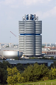 Prints of BMW building, Munich, Bavaria, Germany, Europe Bavaria Prints: BMW Building Print, Munich, Germany