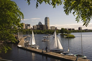 North America Rivers Prints: Boating on the Charles River
