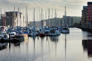 Boats moored in the newly completed marina in Portishead, Somerset, England, United Kingdom, Europe Boats moored in the newly completed marina in Portishead, Somerset, England, United Kingdom, Europe