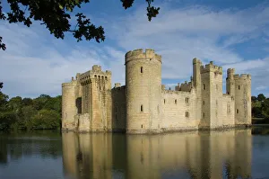 Bodiam Castle. East Sussex, England, United Kingdom, Europe Bodiam Castle. East Sussex, England, United Kingdom, Europe