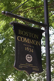 USA Urban Landmarks Prints: Boston Common