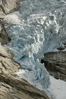 Images Dated 20th July 2011: Briksdal Glacier (Briksdalsbreen), western Josterdalsbreen, Olden, Norway, Scandinavia, Europe
