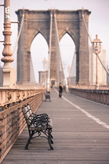 Brooklyn Bridge, New York, United States of America, North America Brooklyn Bridge, New York, United States of America, North America