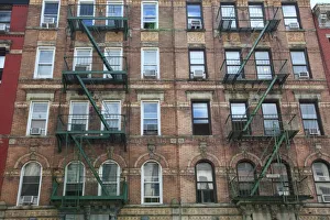 Buildings featured on cover of Led Zeppelin album Physical Graffiti, St. Marks Place, East Village, Manhattan Buildings featured on cover of Led Zeppelin album Physical Graffiti, St. Marks Place, East Village, Manhattan
