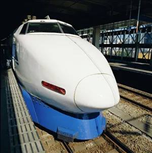 Prints of Bullet Train, Tokyo, Japan Map Prints: Bullet Train Print, Tokyo Japan