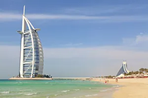 Burj Al Arab and Jumeirah Beach Hotels, Jumeirah Beach, Dubai, United Arab Emirates Burj Al Arab and Jumeirah Beach Hotels, Jumeirah Beach, Dubai, United Arab Emirates