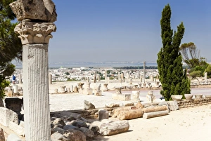 Byrsa Hill, Punic site at Carthage, UNESCO World Heritage Site, Tunis, Tunisia Byrsa Hill, Punic site at Carthage, UNESCO World Heritage Site, Tunis, Tunisia