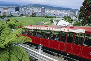 Robert Harding Print of Wellington Cable Car