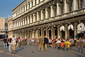 Prints of Cafe Florian, Piazza San Marco, Venice, Veneto, Italy, Europe Venice Prints: Venetian Cafe Florian Print