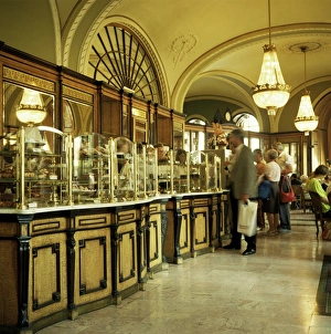 European Cafe Culture Prints: Cafe Gerbeaud