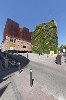European Art Museums Prints: Caixa Form, Museum, Architect Herzog and De Meuron, Madrid, Spain, Europe