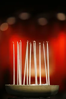 Candles at Taize meeting, Geneva, Switzerland, Europe Candles at Taize meeting, Geneva, Switzerland, Europe
