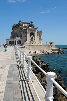 Prints of Casino, Waterfront promenade, Constanta, Romania, Europe Romania Prints: Constanta Waterfront Print