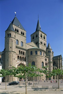 Prints of The cathedral at Trier, UNESCO World Heritage Site, Rheinland Pfalz in Germany, Europe Map Prints: Trier Cathedral Print