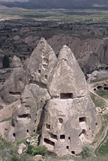 Anatolia Landscape Photography Prints: Cave dwellings