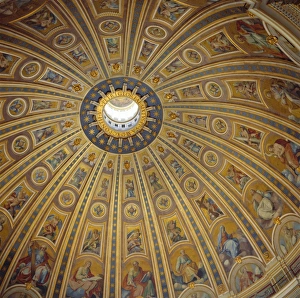 Italian Architecture Landmarks Prints: Ceiling, Interior of the Dome