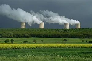 Central nuclear power plant, Champagne Region, France, Europe Central nuclear power plant, Champagne Region, France, Europe