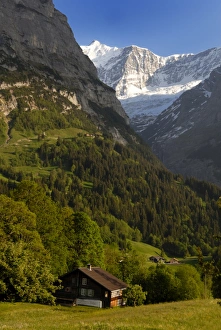 Chalet In The Mountains Prints: Chalets and mountains