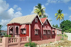 Chattel house, Speightstown, Barbados, West Indies, Caribbean, Central America Chattel house, Speightstown, Barbados, West Indies, Caribbean, Central America