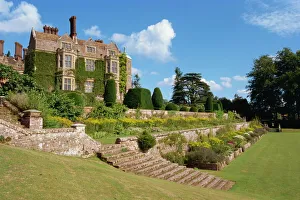 Prints of Chilham castle near Canterbury, Kent, England, United Kingdom, Europe Canterbury Prints: Chilham Castle Print - A Watercolour Image of the Kentish Manor House