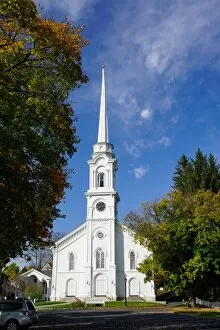 Images Dated 25th October 2014: Church in Lee, The Berkshires, Massachusetts, New England, United States of America