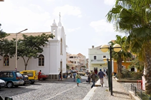 Church, Mindelo, Sao Vicente, Cape Verde Islands, Africa Church, Mindelo, Sao Vicente, Cape Verde Islands, Africa