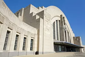 Art Deco Architecture Collection: Cincinnati Museum Center at Union Terminal, Cincinnati, Ohio, United States of America