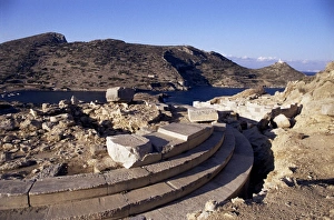 Turkish Archaeological Site Prints: Circular base of Temple of Aphrodite