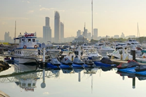 City skyline from Abu Dhabi International Marine Sports Club, Abu Dhabi City skyline from Abu Dhabi International Marine Sports Club, Abu Dhabi